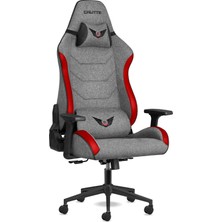 Calitte Profesyonel Kumaş Oyuncu Koltuğu | Supra Sp | Gri Kırmızı