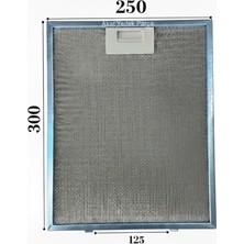 Süppürge Mekappa Ile Uyumlu Davlumbaz 25X30 cm Iki Tırnaklı Arka Ara 12,5 cm Filtresi