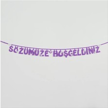 Renklime Sözümüze Hoşgeldiniz Keçe Yazı