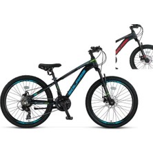Ümit 2451 Solarıs Erkek Dağ Bisikleti 304H Md 24 Jant 21 Vites Black Red