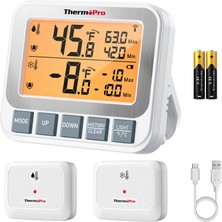 Thermopro TP210 150M Sensörlü Derin Dondurucu Buzdolabı Max/min Sıcaklık Ölçer Termometre