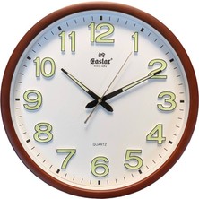 Eastar A3618 Orijinal Jel Fosforlu Duvar Saati (38 Cm)