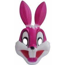 Kuzey Oyuncak Pembe Tavşan Maskesi Cadılar Bayramı Maskesi Pink Halloween Mask Kostüm Maskesi Pembe Tavşan Maskesi