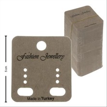 Renklime Klıpsli 3 Delikli Küpe Kartı