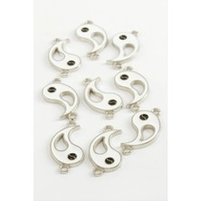 Datatek Yin Yang Çift Kulp Mineli Bileklik ve Kolye Ucu Aparatı 1 Adet