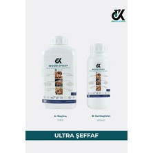Erkon Kimya Ultra Şeffaf Masa Döküm Tipi Epoksi Reçine - Kalın Döküm (3-6 cm Tek Seferde) 1,5 kg