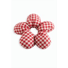 Datatek Kare Desenli Çiçek Lastikli Toka