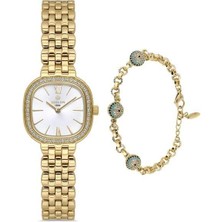 Hislon QL220G-02STS (Set) Kadın Kol Saati