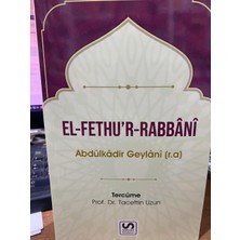 Serhat Kitabevi El Fethur Rabbani --Abdülkadirgeylani