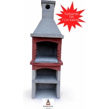 Hazır Beton Barbekü 80 Lik  Davlumbazlı