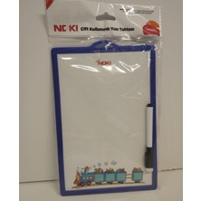 Noki Çift Taraflı Yazı Tahtası ve Tahta Kalemi Renk Seçenekleri ile Eğlenceli Kullanım