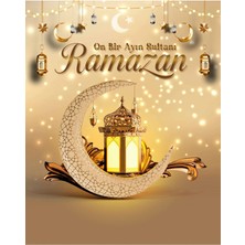 Promisebackdrop2 On Bir Ayın Sultanı,ramazan Şerif,ramazan Panosu 200X200CM Ek Dikişli