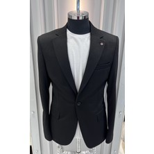 Sabri Zengin Erkek Slim Fit Blazer Ceket