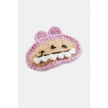 Datatek El Yapımı Tavşan Işlemeli Örgülü Çıtçıtlı Toka