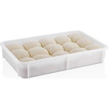 Feyza Design Sağlam ve Hafif Hamur Teknesi 60X40X7,5 Cm, Kapaksız, Pratik Kullanım