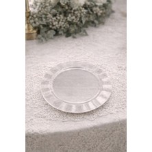 Roll-Up Plastik Kalın Tabak Büyük 26 cm Şeffaf 6 Adet