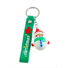 Datatek Kardan Adam Yılbaşı Silikon Anahtarlık