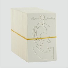 Renklime Kıkırdak Küpe Kartı Büyük 100 Adet