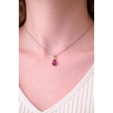 Doğaltaş Yakut Kolye