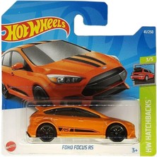 Skygo - Focus Rs - Hw Hatchbacks 3/5 - HCX73 - Short Card - Turuncu - Mattel 2022