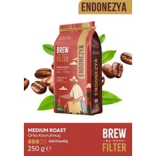 Brewbymesh Endonezya Medium Roast Filtre Kahve (Öğütülmüş Orta Kavrulmuş Filtre Kahve) 250gr.