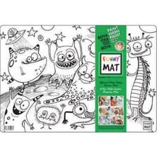 Akademi Çocuk Funny Mat - Uzaylılar 33,5X48CM