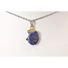 Doğaltaş Azurit Kolye