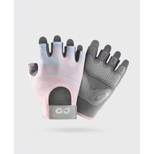 SkyWheel Terletmeyen Yarım Parmak Fitness Yoga Pilates Avuç İçi Kaymaz Silikon Spor Eldiven