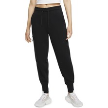Nike Tech Fleece Loose Fit Sweat Trousers Black Bol Kesim Kadın Eşofman Altı Siyah