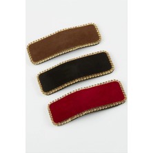 Renklime Dikdörtgen Taşlı Çıtçıt Toka 1 Adet