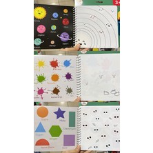 Su ile Renklendirilen Eğitici Boyama Kitabı