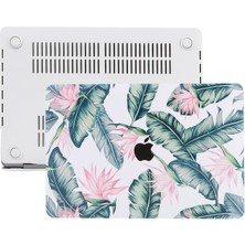 Skygo Flower 04 Pro Kılıf 13INÇ M1-M2, FLOWER02 (Type-C'li Model) A2338 A2289 A2251 A1706-08 A1989 A2159 ile Uyumlu