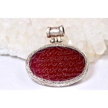 Doğaltaş Akik Gümüş Kolye