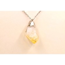 Doğaltaş Sitrin Kolye