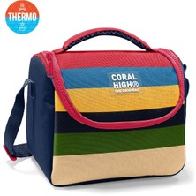 Coral High Kids Çok Renkli Çizgi Desenli Thermo Beslenme Çantası 37112