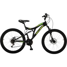 Salcano Hector 24 Md 24 Jant Disk Fren Çift Amortisörlü Bisiklet (140 ile 160 cm Arası Boy)