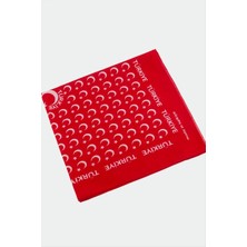 Renklime Ay Yıldız Desenli Bandana 50*50