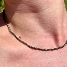 Doğaltaş Pirit Kolye