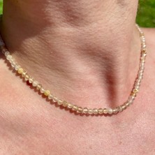 Doğaltaş Rutil Kuvars Kolye