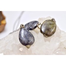 Doğaltaş Spektrolit Taşı Kolye
