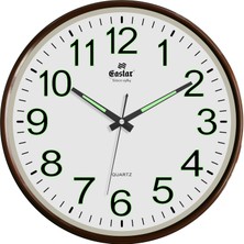Eastar A3079 Fosforlu ve Sessiz Duvar Saati (33 Cm)