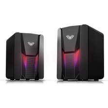 Skygo Aula N-108 1+1 Usb/aux 2.0 Rgb Masaüstü Gaming Oyuncu Hoparlör Speaker Ses Sistemi