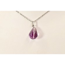Doğaltaş Ametist Kolye