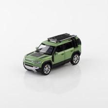 Vardem 1:24 Ölçek Metal 4 Kapısı, Kaput Bagaj ve Kaputu Açılan Sesli Işıklı Model Jip Yeşil