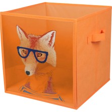 Koçtaş Tilki Desenli Pvc Kutu 30x30 cm