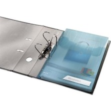 Skygo Combifile Genişleyebilen 3'lü A4 Dosya, Mavi Şeffaf, 150 Sayfa Kapasiteli, 47270035