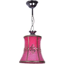 Skygo Kınık Pembe-Sarı Tekli Avize