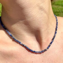 Doğaltaş Sodalit Taşı Kolye