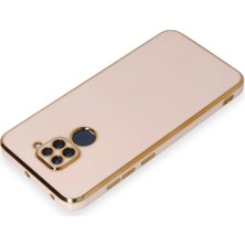 Azrlya Newface Xiaomi Redmi Note 9 Kılıf Volet Silikon - Pembe