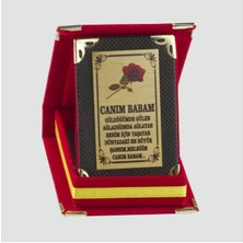 Renklime Canım Babam Plaketi